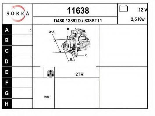 ELSTOCK 25420 Стартер