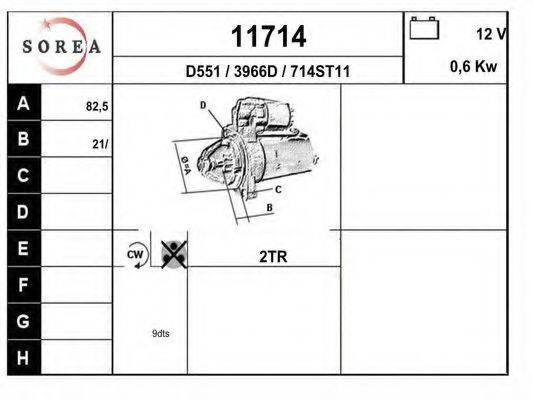 ELSTOCK 25429 Стартер