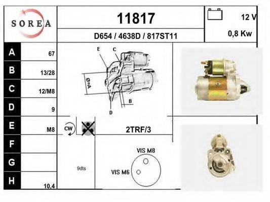HELLA CS1068 Стартер