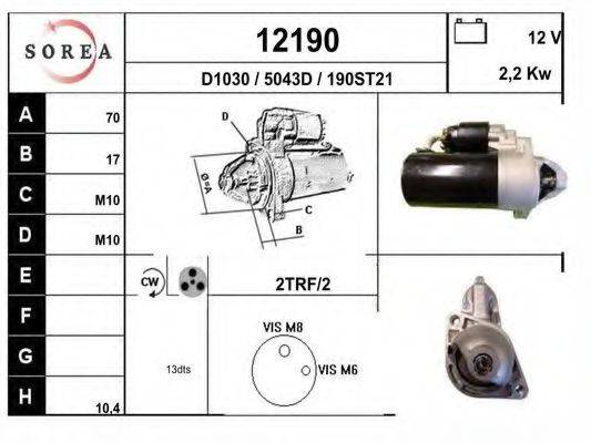 SNRA ME9035 Стартер