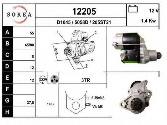 SNRA RO9038 Стартер