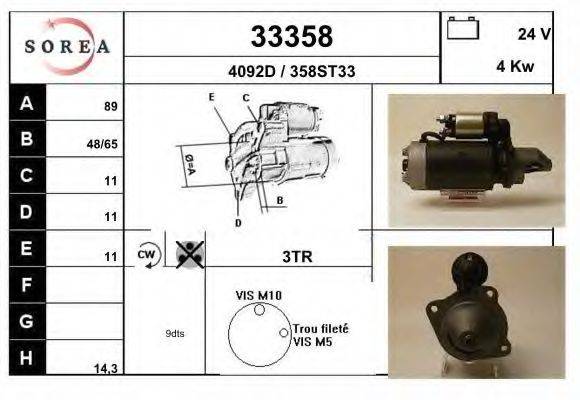 ELSTOCK 45174 Стартер