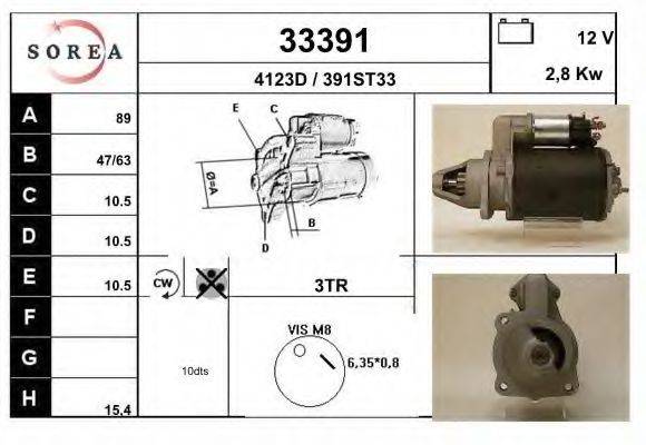 ELSTOCK 25198 Стартер