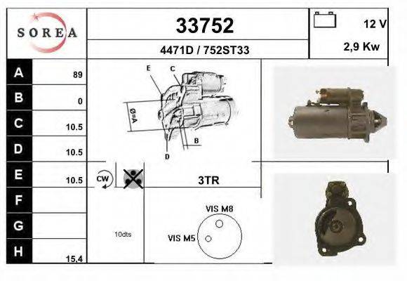 EAI 33752 Стартер