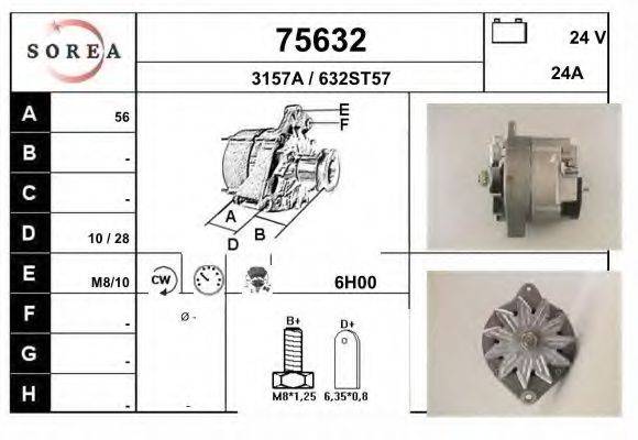 VALEO 433006 Генератор