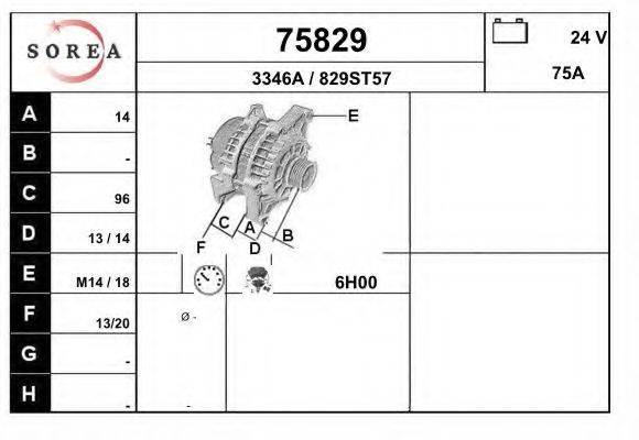 VALEO 10296 Генератор