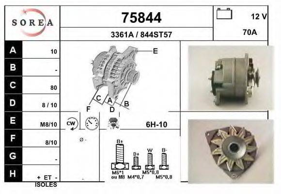 VALEO 510842 Генератор