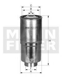 MAHLE FILTER KC 46 Паливний фільтр