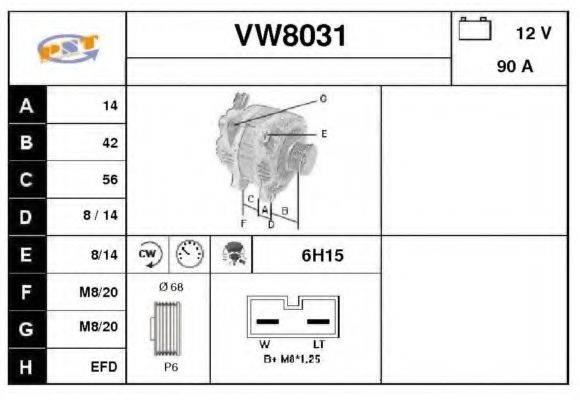 SNRA VW8031