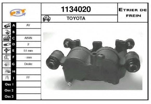 BUDWEG CALIPER 342007 Гальмівний супорт