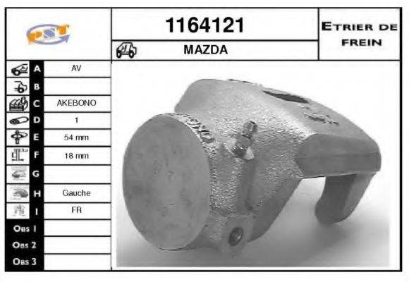 BUDWEG CALIPER 34036 Гальмівний супорт