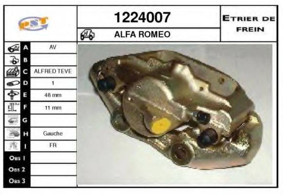 FIAT 542213 Гальмівний супорт