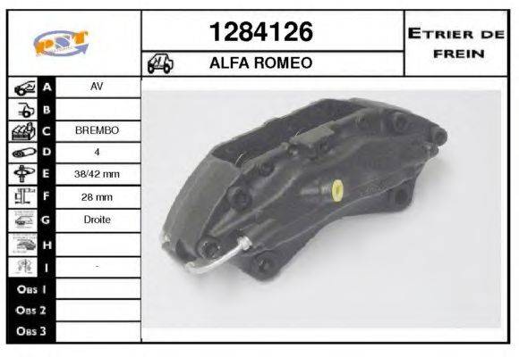 FIAT 9948340 Гальмівний супорт