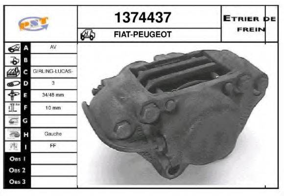 BUDWEG CALIPER 34152 Гальмівний супорт