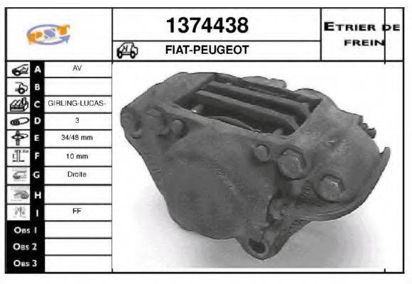 BUDWEG CALIPER 34153 Гальмівний супорт