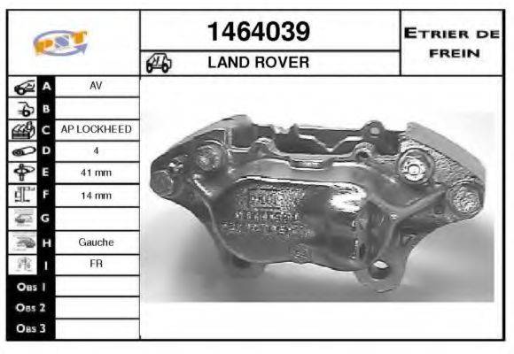 ROVER RTC4999 Гальмівний супорт