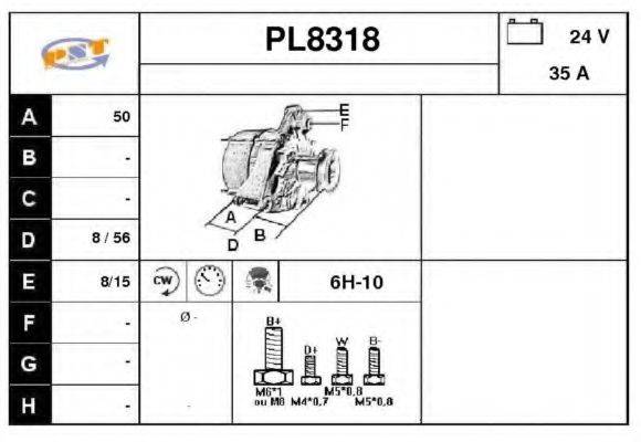 INTERNATIONAL R 641 554 Генератор