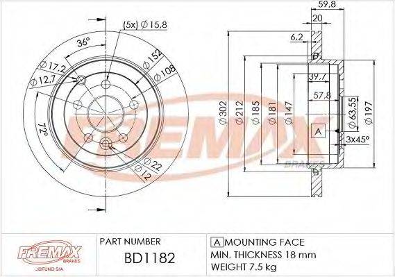 FREMAX BD-1182