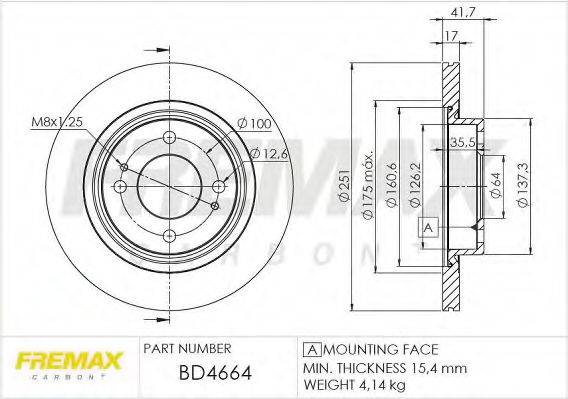 FTE BS7470 гальмівний диск