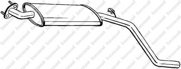 CIA 07468 Середній глушник вихлопних газів