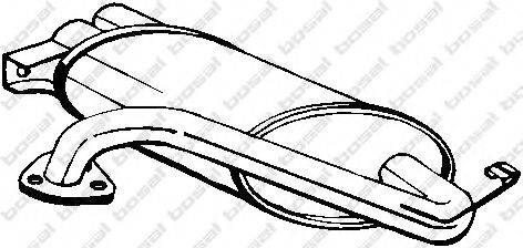 ROMAX 33 4 122 Глушник вихлопних газів кінцевий