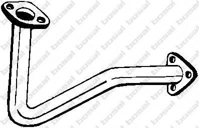 OPEL 90466055 Труба вихлопного газу