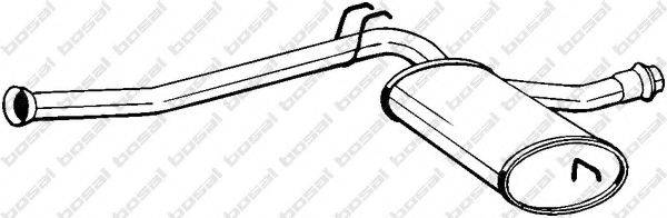 ROSI 12374 Середній глушник вихлопних газів