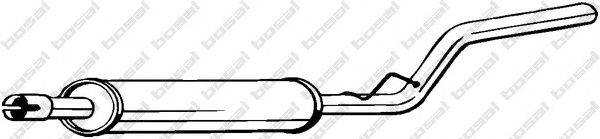 BOSAL 280165 Середній глушник вихлопних газів