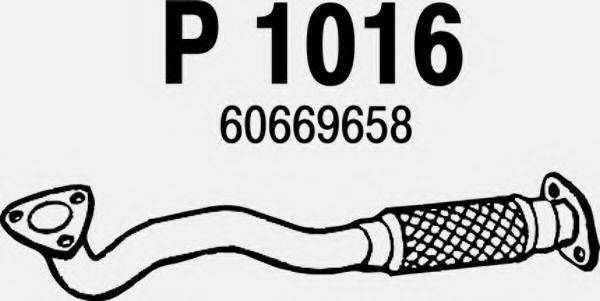 TEMOT 01 0 039 Труба вихлопного газу
