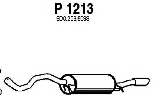 FENNO 1213 Глушник вихлопних газів кінцевий