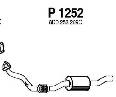 FENNO 1252 Середній глушник вихлопних газів