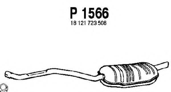 FENNO 1566 Глушник вихлопних газів кінцевий