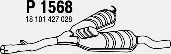 FENNO 1568 Середній глушник вихлопних газів