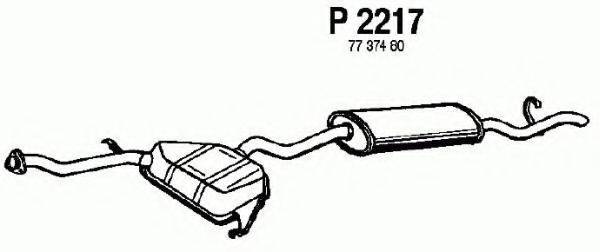 FENNO 2217 Глушник вихлопних газів кінцевий
