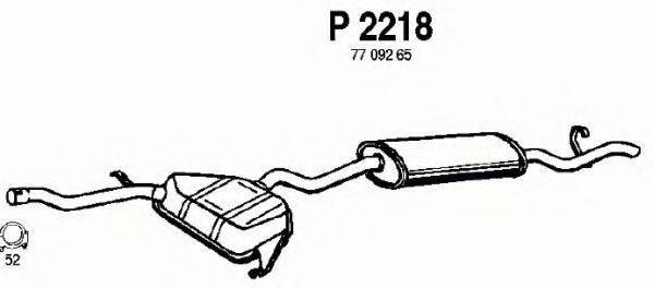 FENNO 2218 Глушник вихлопних газів кінцевий