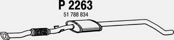 FENNO 2263 Середній глушник вихлопних газів