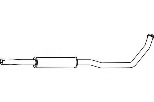 FENNO 2267 Середній глушник вихлопних газів