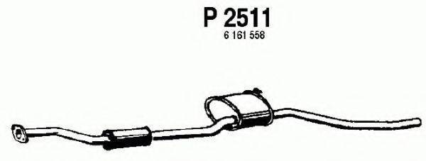 FENNO 2511 Середній глушник вихлопних газів