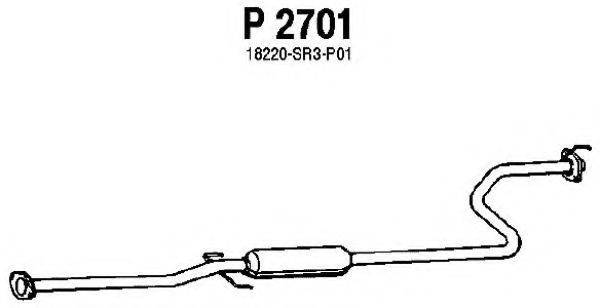 FENNO 2701 Середній глушник вихлопних газів
