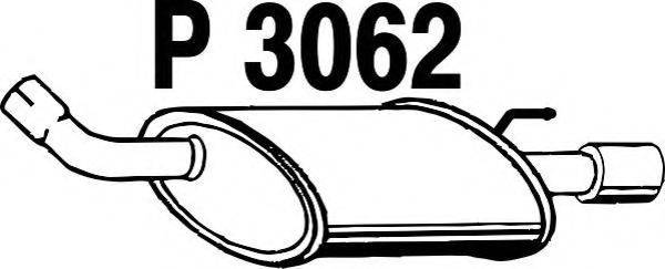 FENNO 3062 Глушник вихлопних газів кінцевий