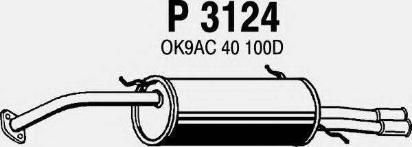 FENNO 3124 Глушник вихлопних газів кінцевий