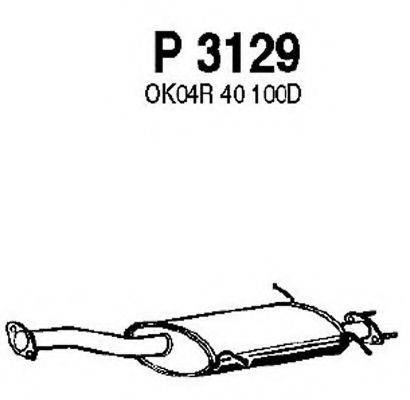 FENNO 3129 Середній глушник вихлопних газів