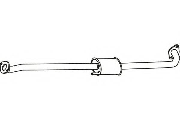 FENNO 3176 Середній глушник вихлопних газів