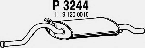 FENNO 3244 Глушник вихлопних газів кінцевий