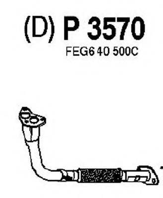 FENNO 3570 Труба вихлопного газу