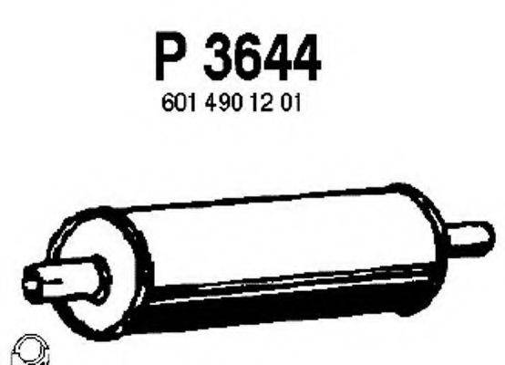 FENNO 3644 Середній глушник вихлопних газів