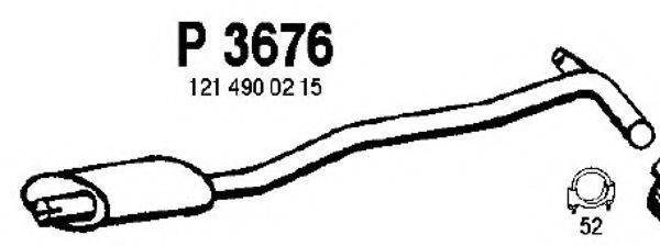 FENNO 3676 Середній глушник вихлопних газів