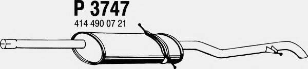 FENNO 3747 Глушник вихлопних газів кінцевий