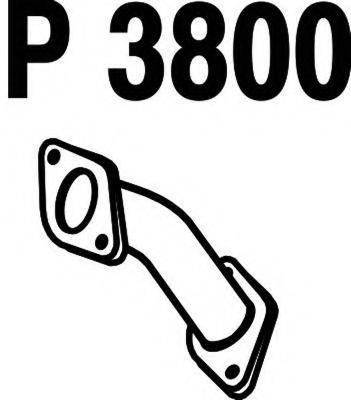 FENNO 3800 Труба вихлопного газу
