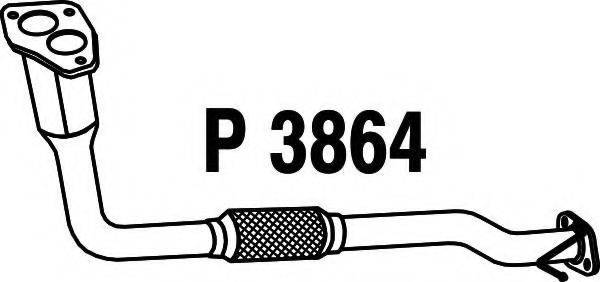 FENNO 3864 Труба вихлопного газу